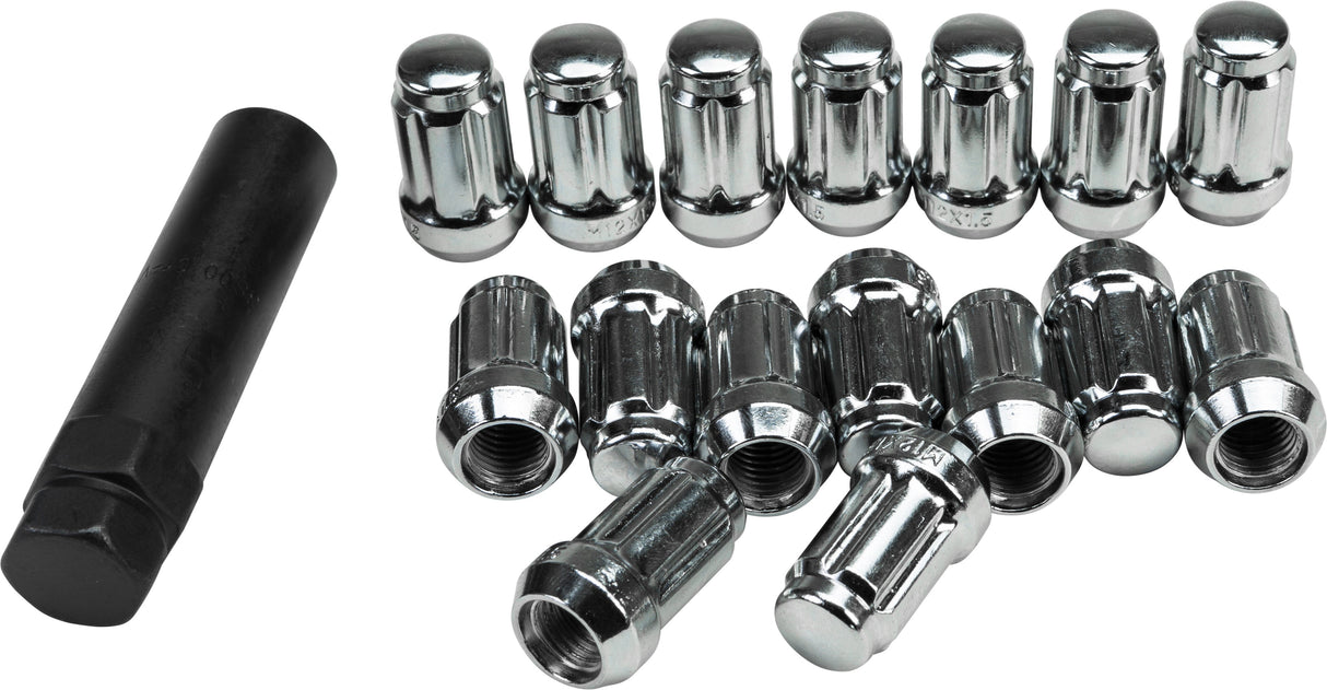 AWC 12mmx1.50 Lock Style Lug Nuts W/Key 16/Pk RLUG-CS20C