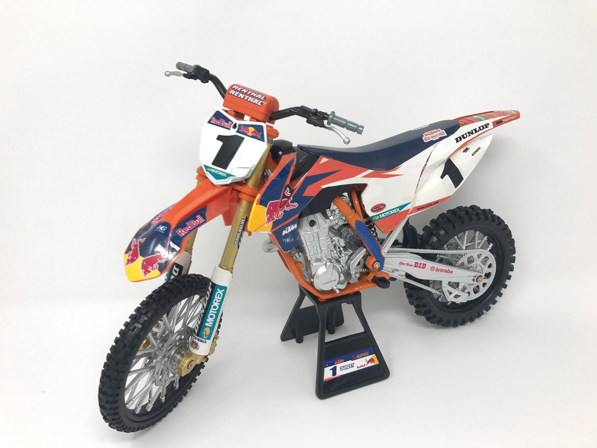 NEW-RAYReplica 1:6 Race Bike 17 Ktm 450sx-F Orange(Dungey)49623