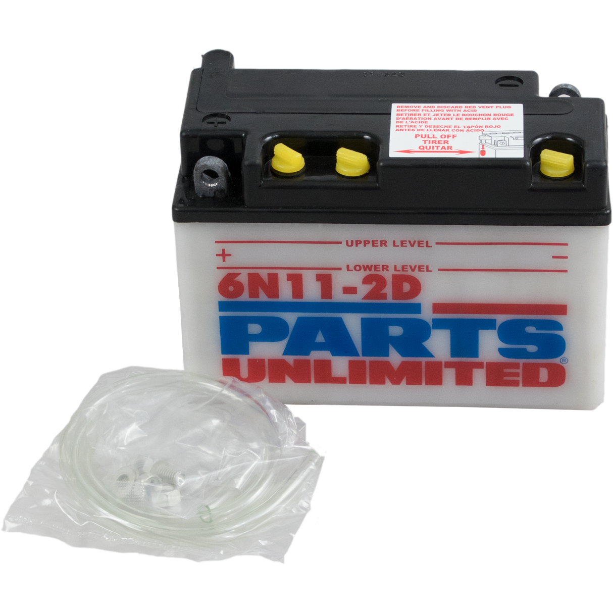 Parts Unlimited Conventional Battery 6n112d