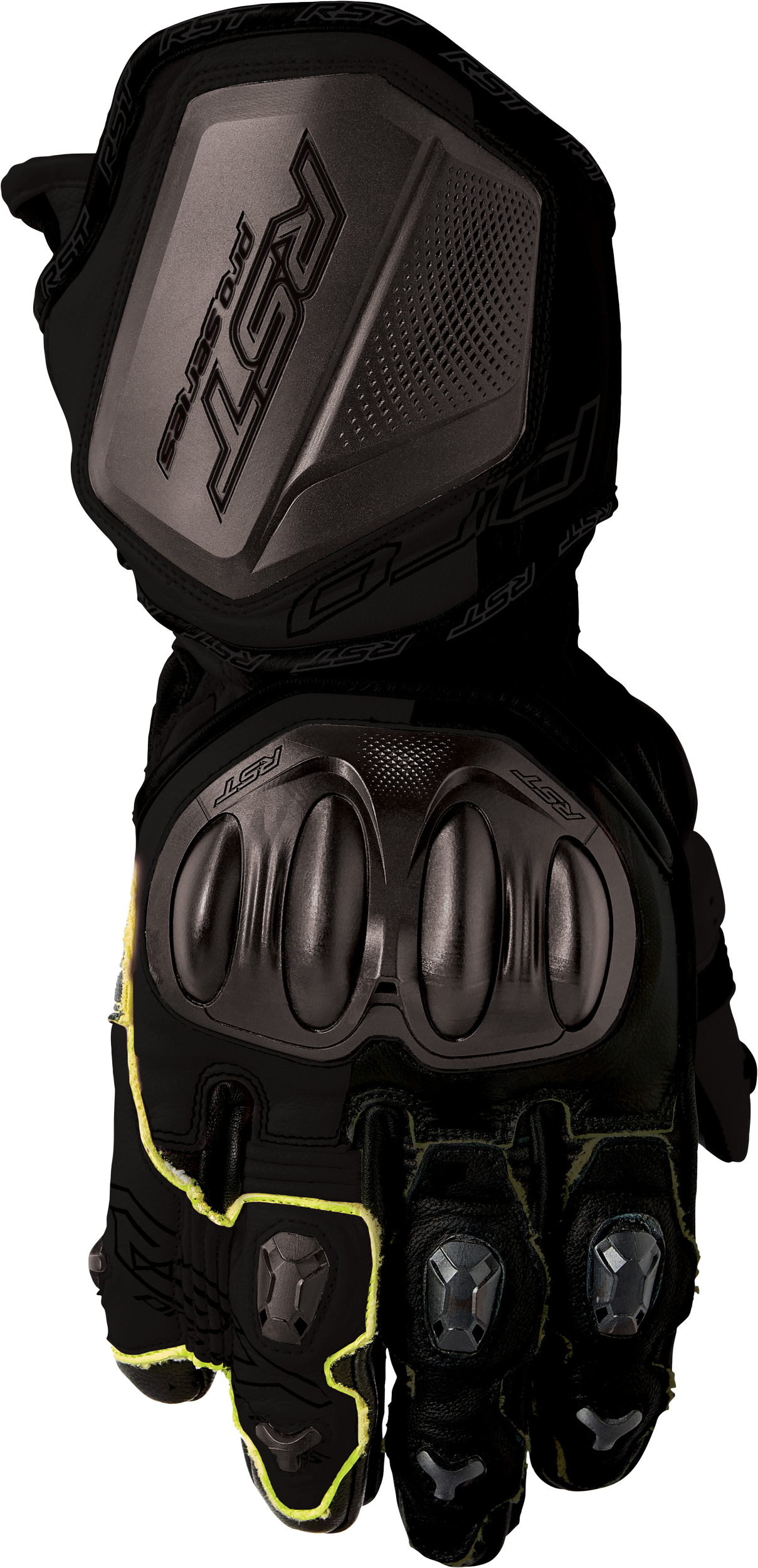 RST Pro Series Gp D3o Gloves Black Leather Md 103715BLK-09