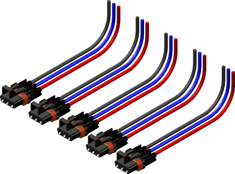 KFI Polaris Wire 3-Pin Harness 5 pk.