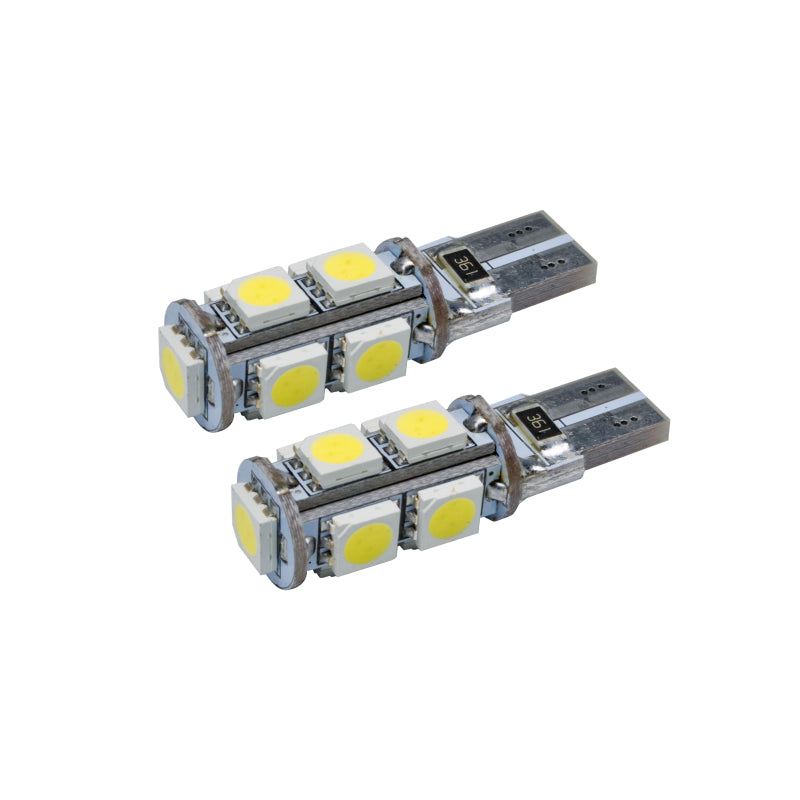 Oracle T10 9 LED 3 Chip SMD Bulbs (Pair) - Cool White SEE WARRANTY