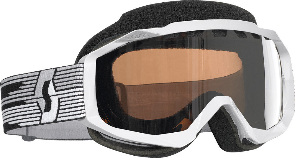 SCOTT Hustle Snocross Goggle White W/Acs Rose Lens 217784-0002108