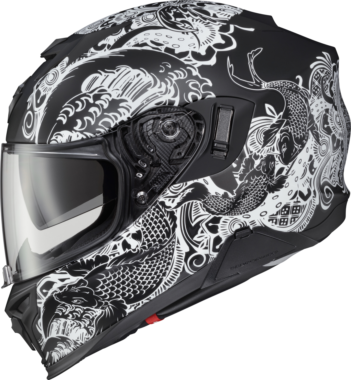 SCORPION EXO Exo-T520 Helmet Nama-Sushi Black/White 2x T52-1107