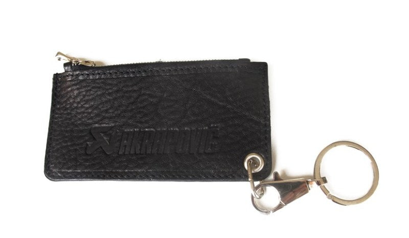 Akrapovic Leather Zip Keychain - black 800956