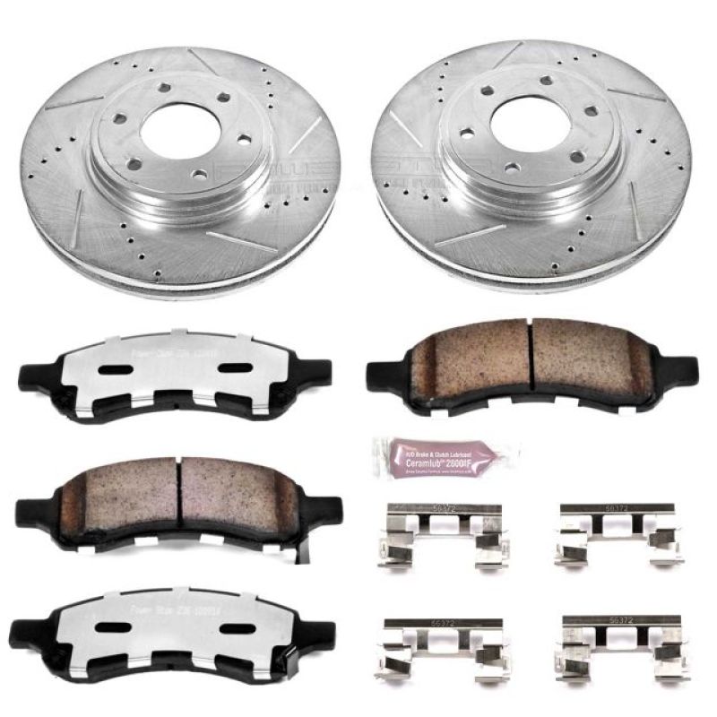 Power Stop 06-09 Chevrolet Trailblazer Front Z36 Truck & Tow Brake Kit