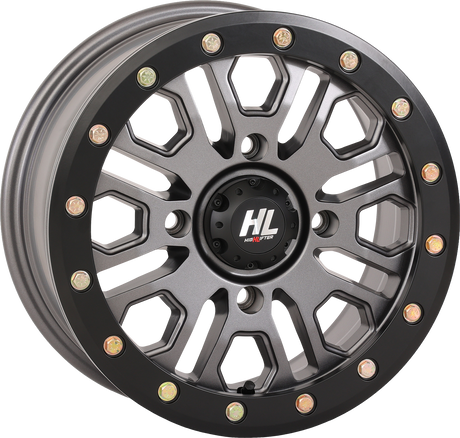 HIGH LIFTER Wheel - HL23 Beadlock - Front/Rear - Gun Metal Gray - 15x7 - 4/137 - 5+2 (+38 mm) 15HL23-1537