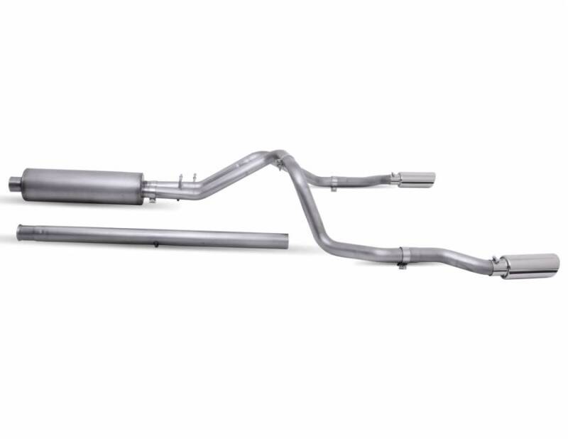 Gibson 19-23 Silverado/GMC Sierra 1500 5.3L Crew Cab Cat-Back Dual Extreme Exhaust 65699