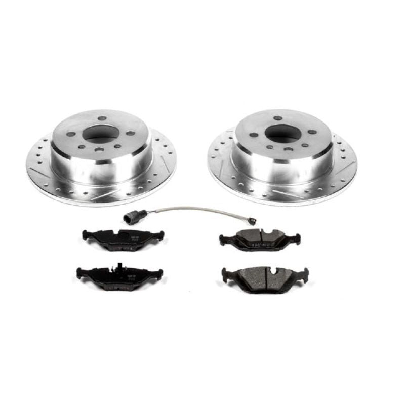 Power Stop 91-92 BMW 318i Rear Z23 Evolution Sport Brake Kit