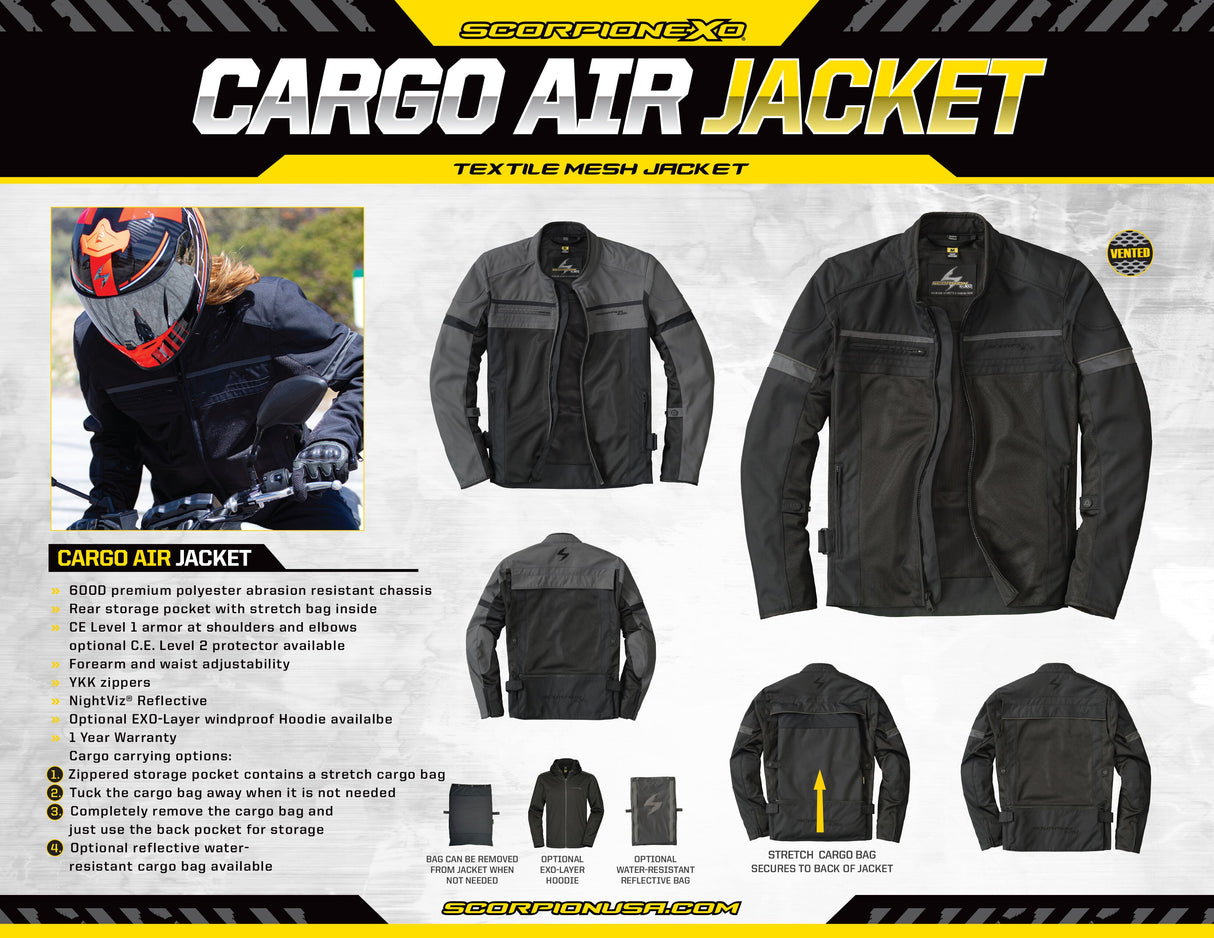 SCORPION EXO Silent Seller Cargo Air Jacket 8.5 X 11 (20 Ct.) 59-809