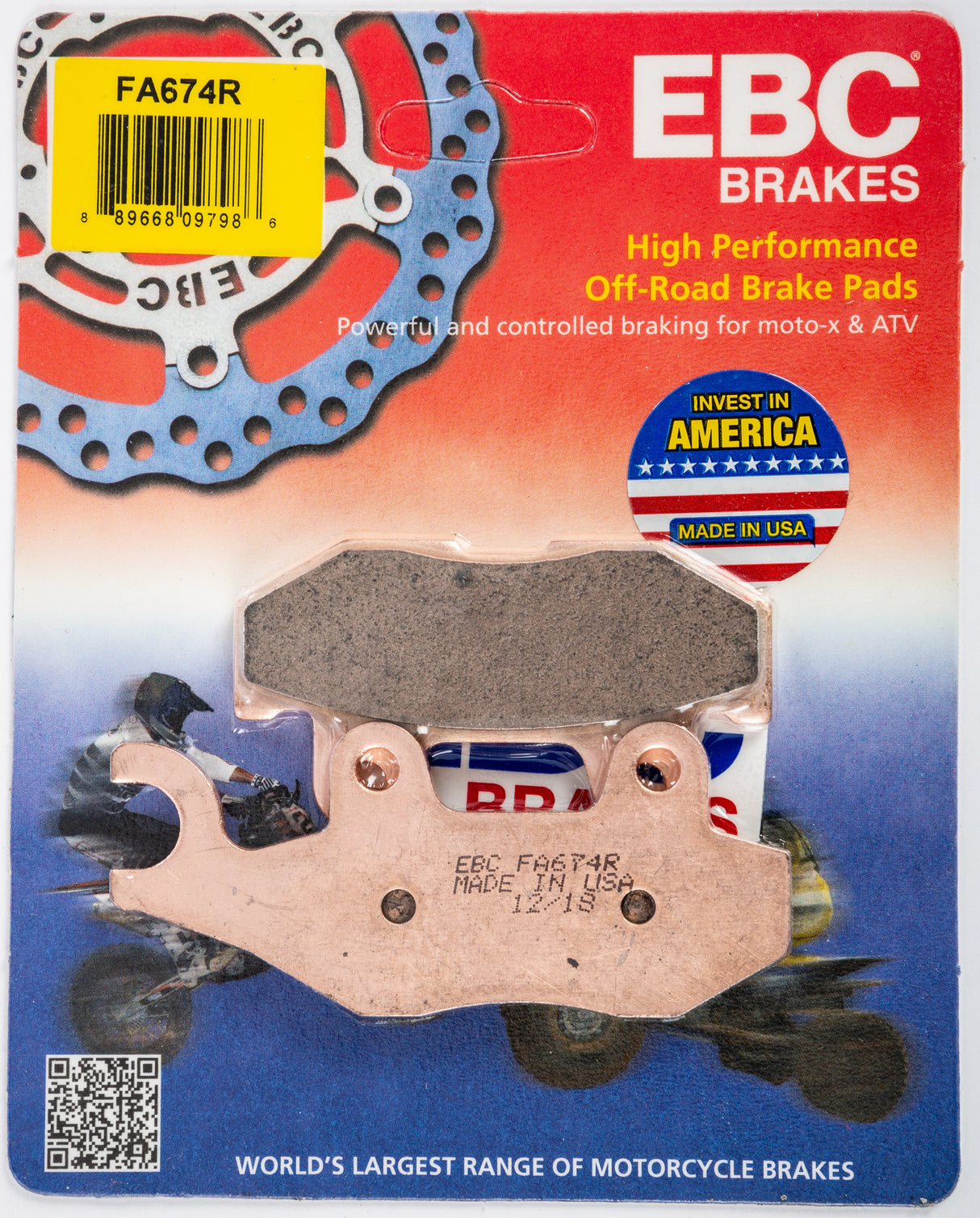 EBC Brake Pads Fa674r Sintered R Series FA674R