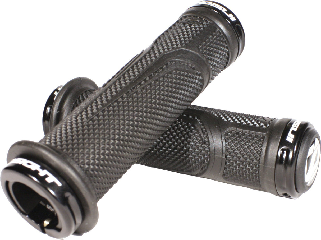 INSIGHT Cogs Lock-On Grips 130mm Black/Black INGPLO130BKBK