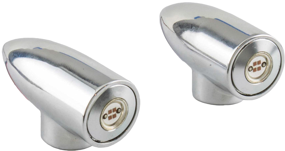 BAGGERNATION Lightning Bullets Chrome Amber Marker Lights/Signals LB-F-AMB-C