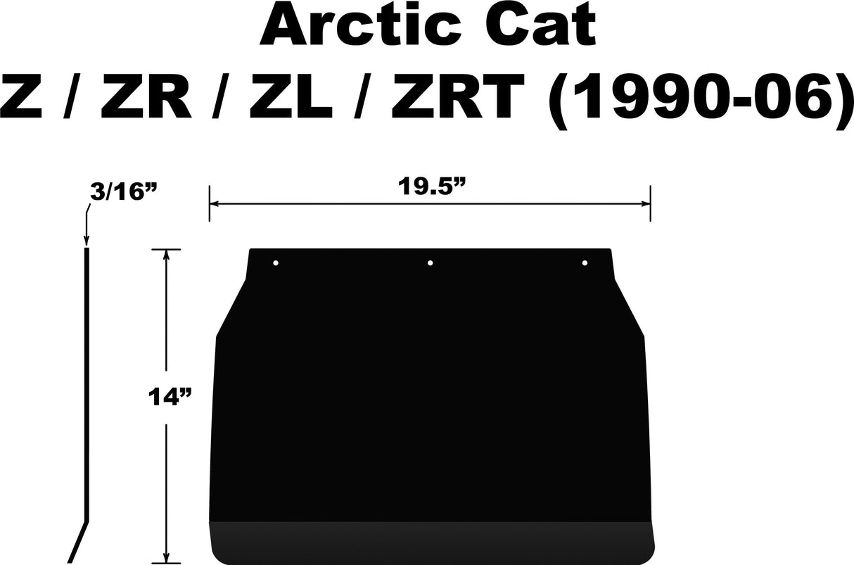 PDPSnowflap  Arctic Cat Zr/Zl/ZrtSF-ZR3PB