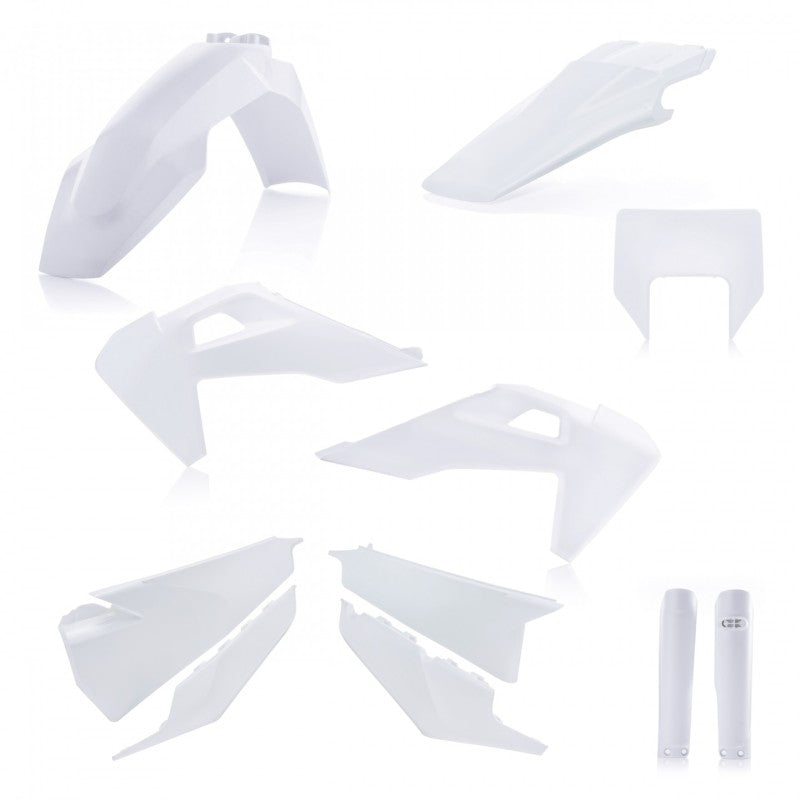 Acerbis 20-23 Husqvarna TE150i-300i/ FE350/s-501/s Full Plastic Kit - 20 White 2791536811