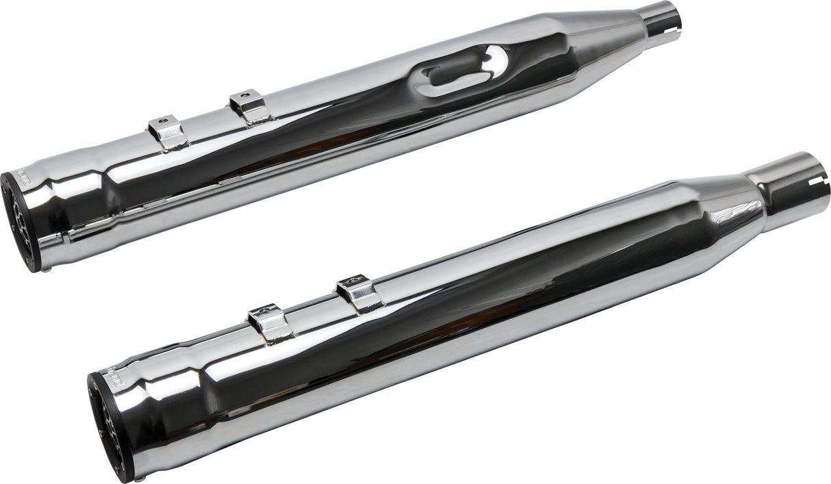 FIREBRAND Grand Prix Mufflers Chrome Touring `95-16 10-1007