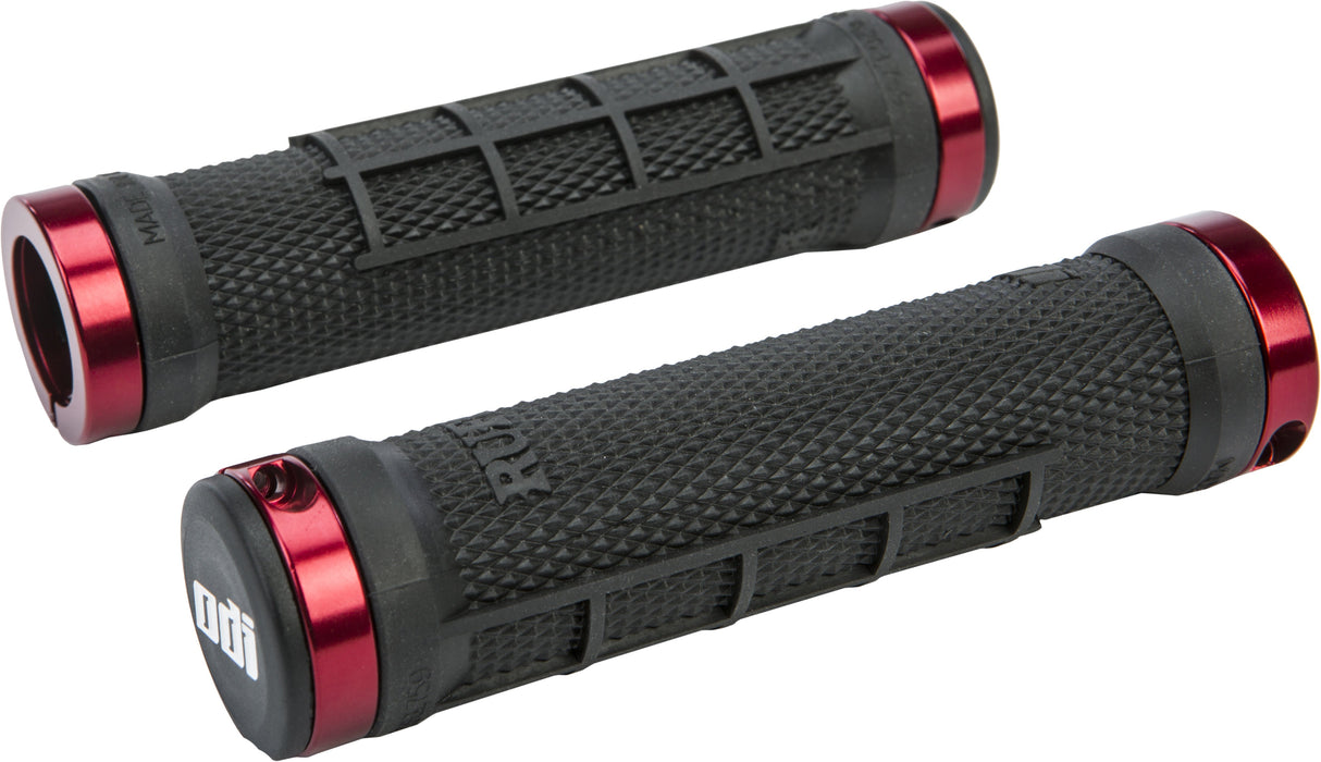 ODIAtv Ruffian Half Waffle Grip Black/RedJ32RFB-R