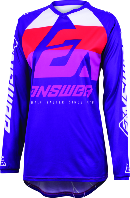 Answer 23 Syncron CC Jersey Purple/White/Red Womens - XL 447321