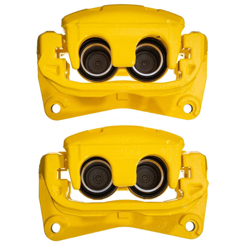 Power Stop 17-20 Toyota 86 Front Yellow Caliper w/Bracket (Pair)