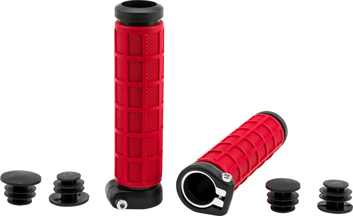 FIRE POWER Grip-Lock Grips Red/Black 1120733