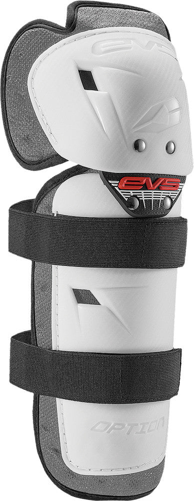 EVS Option Knee Pads White Youth OPTK16-W-Y