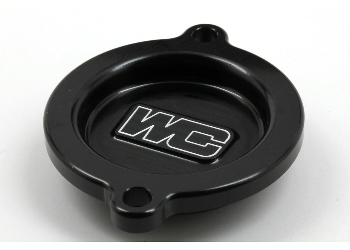 WORKS Oil Filter Cover Black Ktm/Hus/Gas 27-120