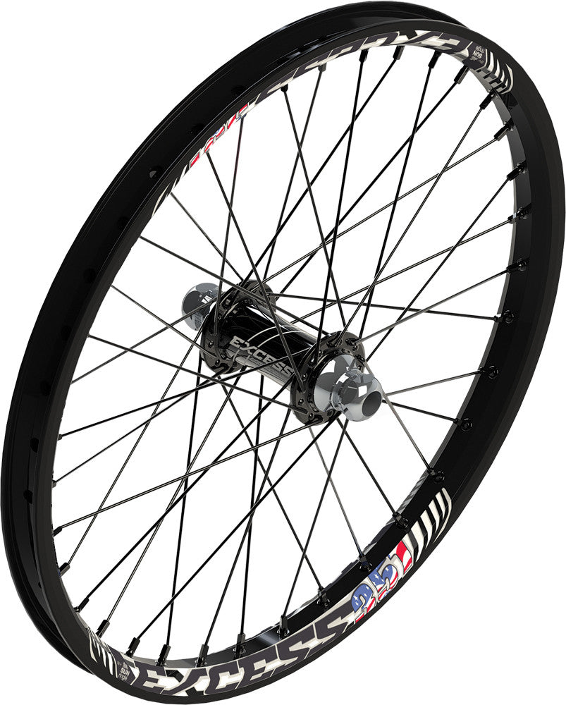 EXCESS 20mm Front Wheel Black 20x1.75" EXWH0175FBKBK-20