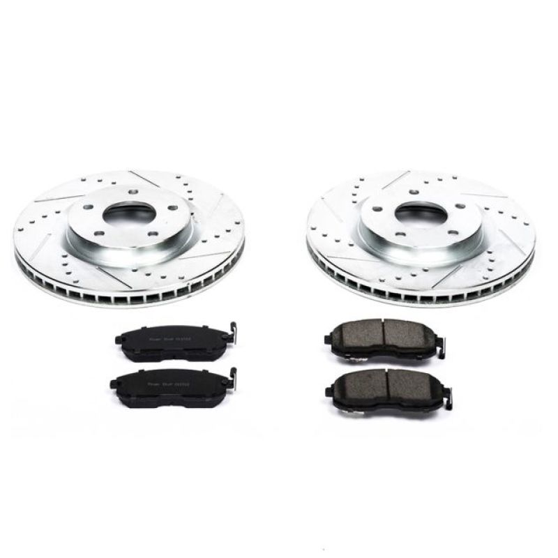 Power Stop 07-12 Nissan Sentra Front Z23 Evolution Sport Brake Kit