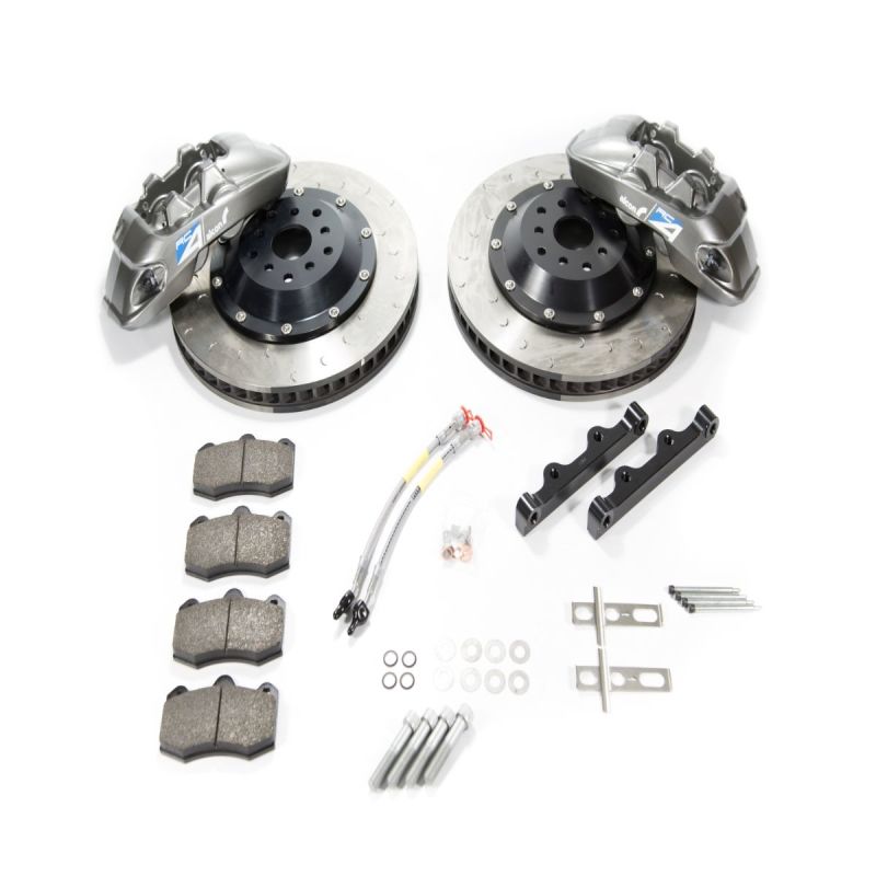 Alcon 2009+ Nissan GT-R R35 380x33mm Rotor Sky Blue 4 Piston Caliper RC4 Rear Axle Kit BKR6959B05