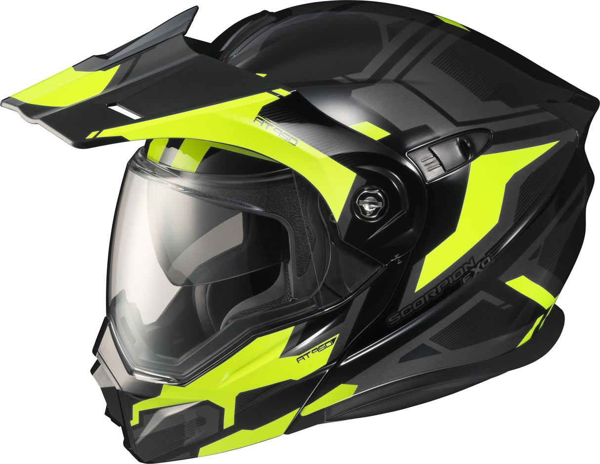 SCORPION EXO Exo-At950 Modular Helmet Ellwood Hi-Vis 3x 95-1728