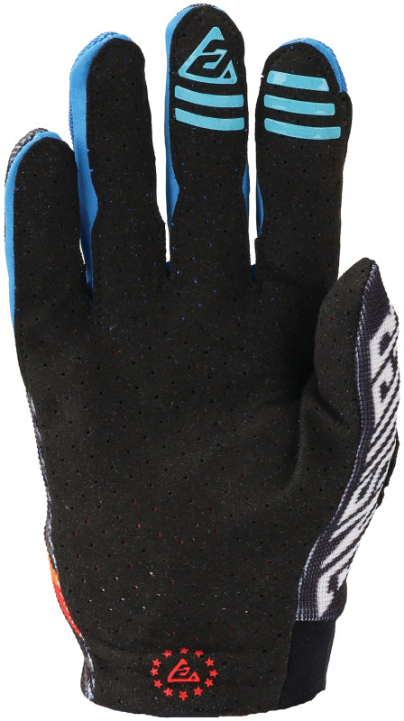 Answer 25 Aerlite Drip Gloves Black/White/Rainbow - Medium 442730