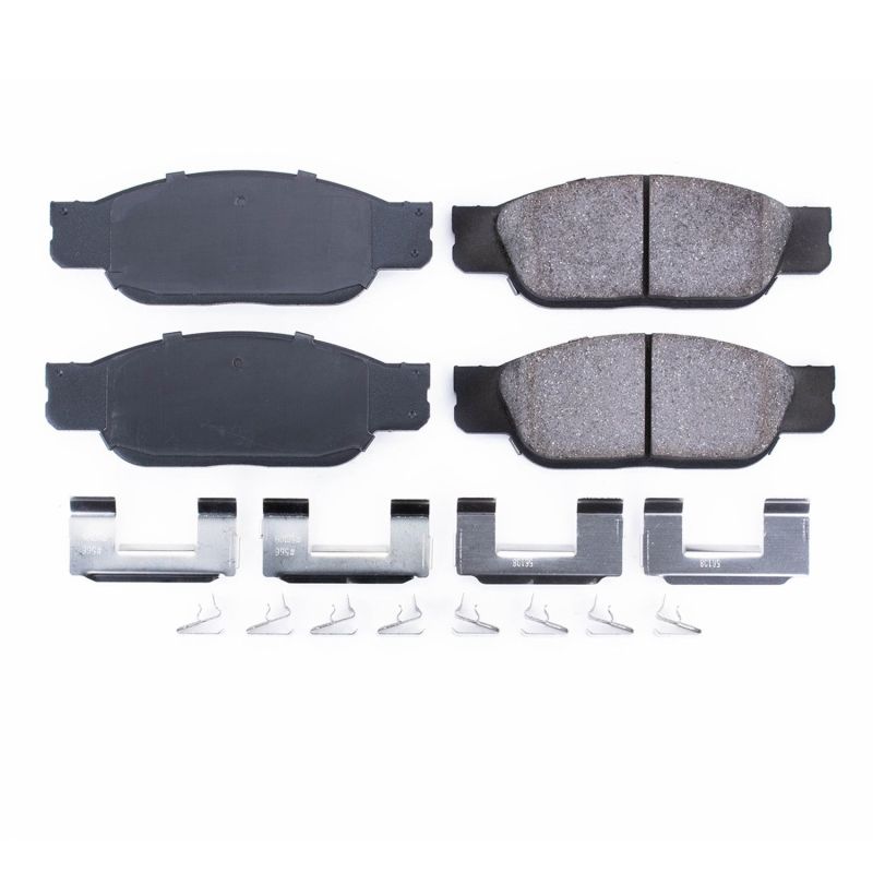 Power Stop 02-05 Ford Thunderbird Front Z17 Evolution Ceramic Brake Pads w/Hardware