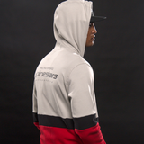 ALPINESTARS Position Zip Hoodie - Silver/Black/Red - XL 1212530221096XL