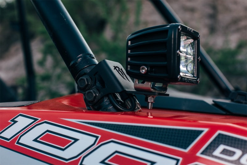 Rigid Industries 2014-2015 Polaris RZR XP1000 Single A Pillar D/DXL/SR-M/SR-Q-Series Mount Bracket 46526