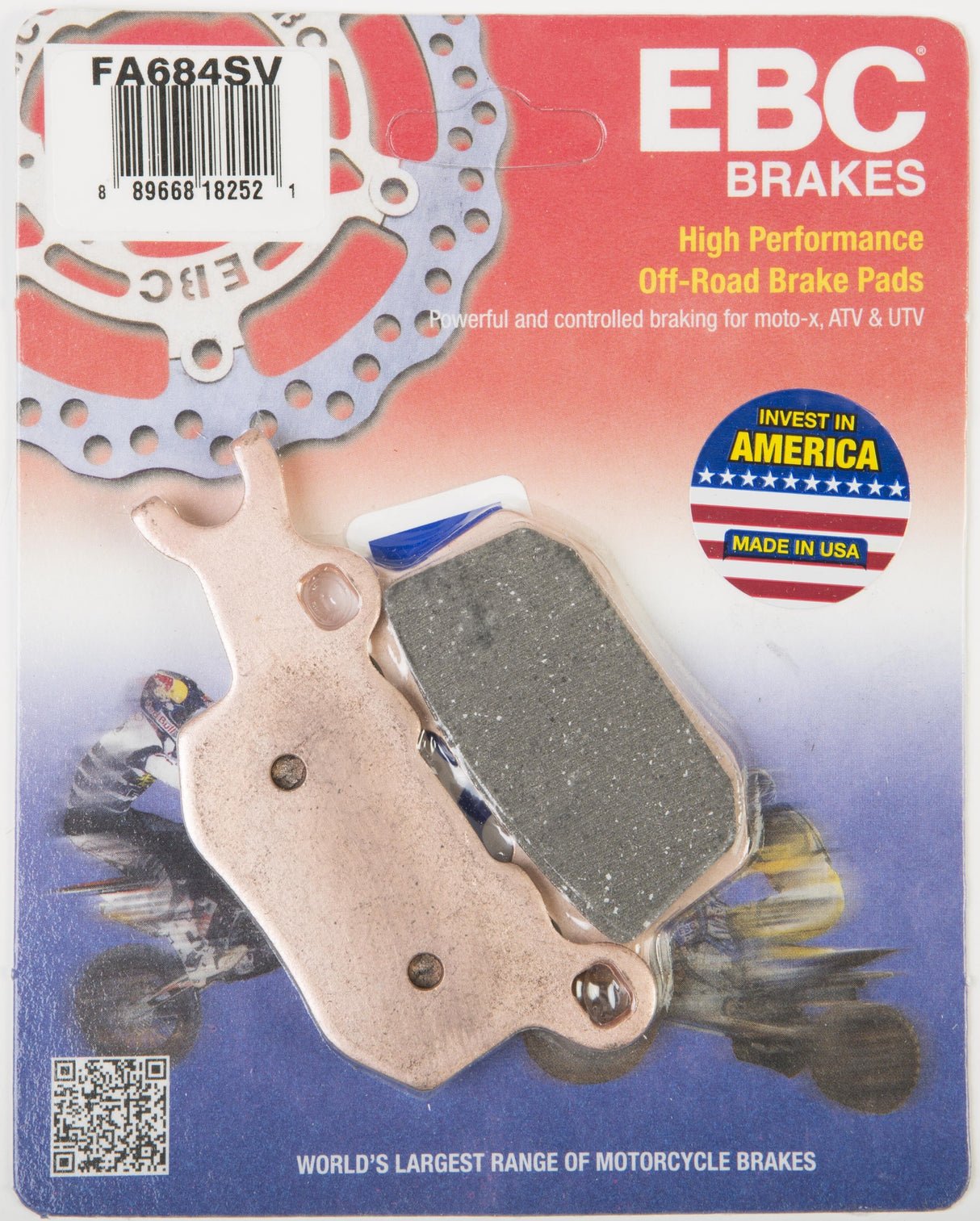 EBC Brake Pads Fa684sv Severe Duty Sv Series FA684SV