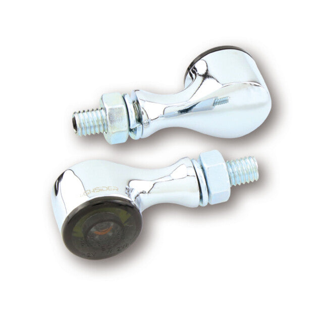 HIGHSIDER Apollo Classic Turn Signals Led Chrome 204-177