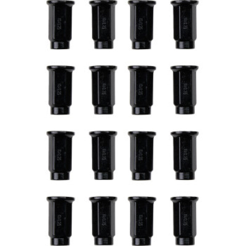 ITP Lug Nuts (Box of 16) - 10x1.25 Flat Base / 14mm Head - Black BLUG15BX