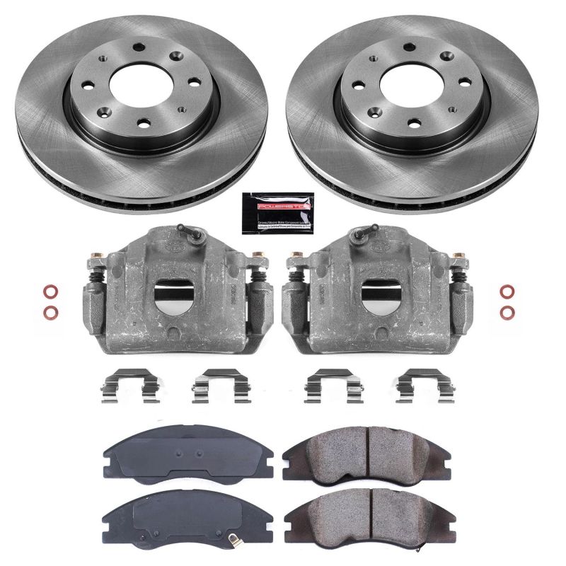 Power Stop 04-09 Kia Spectra Front Autospecialty Brake Kit w/Calipers