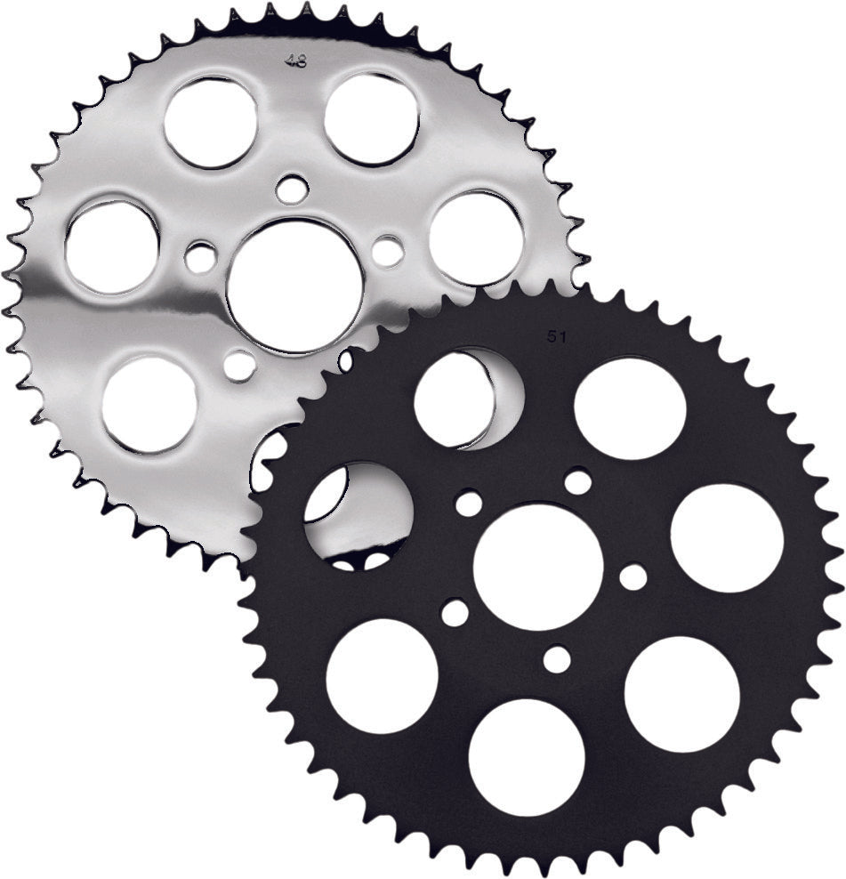 HARDDRIVE Gloss Black Rear Sprocket 47t Big Twin 00-13 201641