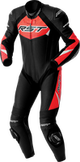 IN STOCK RST TRACTECH EVO D3O SUIT BLK/FLO RED LEATHER XL - 556-3634246