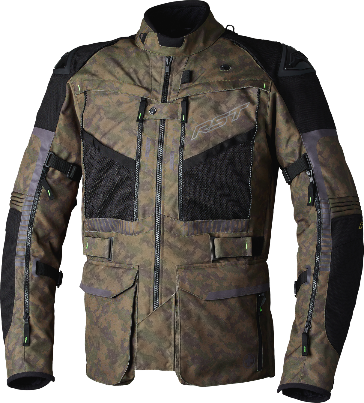 RST Pro Series Ranger Ce Jacket Digi Green Textile Lg 103236D.GRN-44