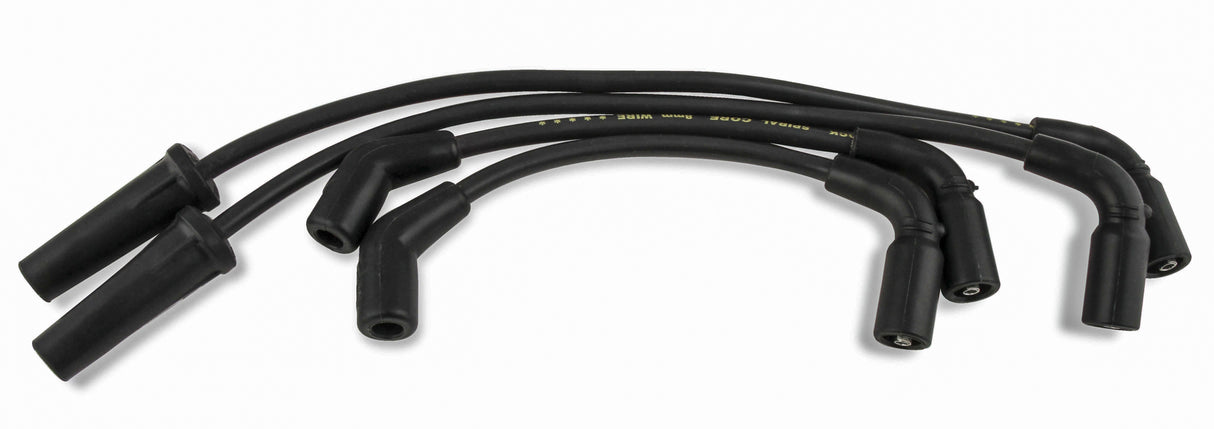 ACCEL 8mm Wires Softail `18-Up Black 171117-K