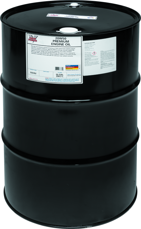 Twin Power 20W50 Premium Oil 55 Gallon Drum 532352