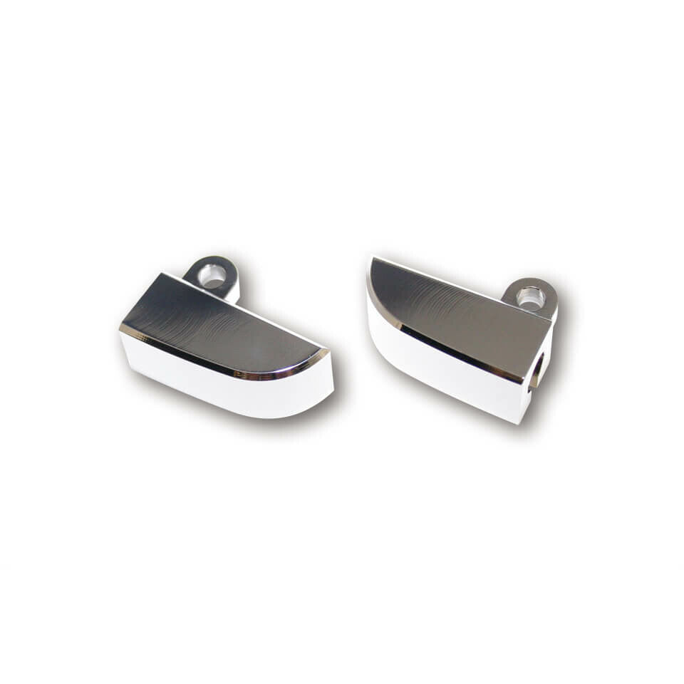 HIGHSIDER M8 Cnc Turn Signal Mount Pair Chrome 220-216