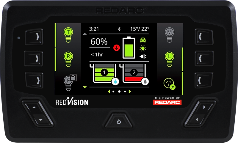 REDARC Remote Control Unit - 4.3In Display TVMS Packed DISP4300-RC