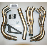 Hindle exhaust full system gsx-r1000 17-20 evolution megaphone ss w/carbon end cap muffler