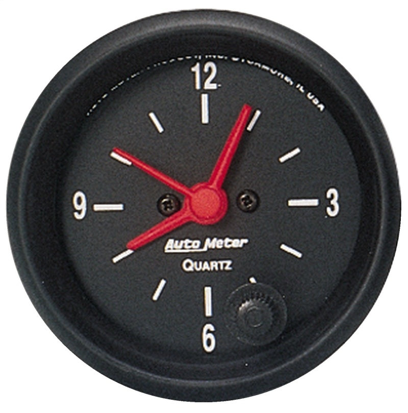 Autometer Z Series 52mm Electric Clock 2632