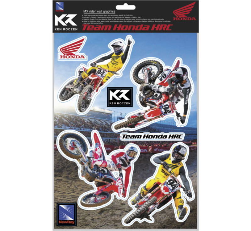 New Ray Toys Ken Roczen Wall Graphic 9 inch X 12 inch