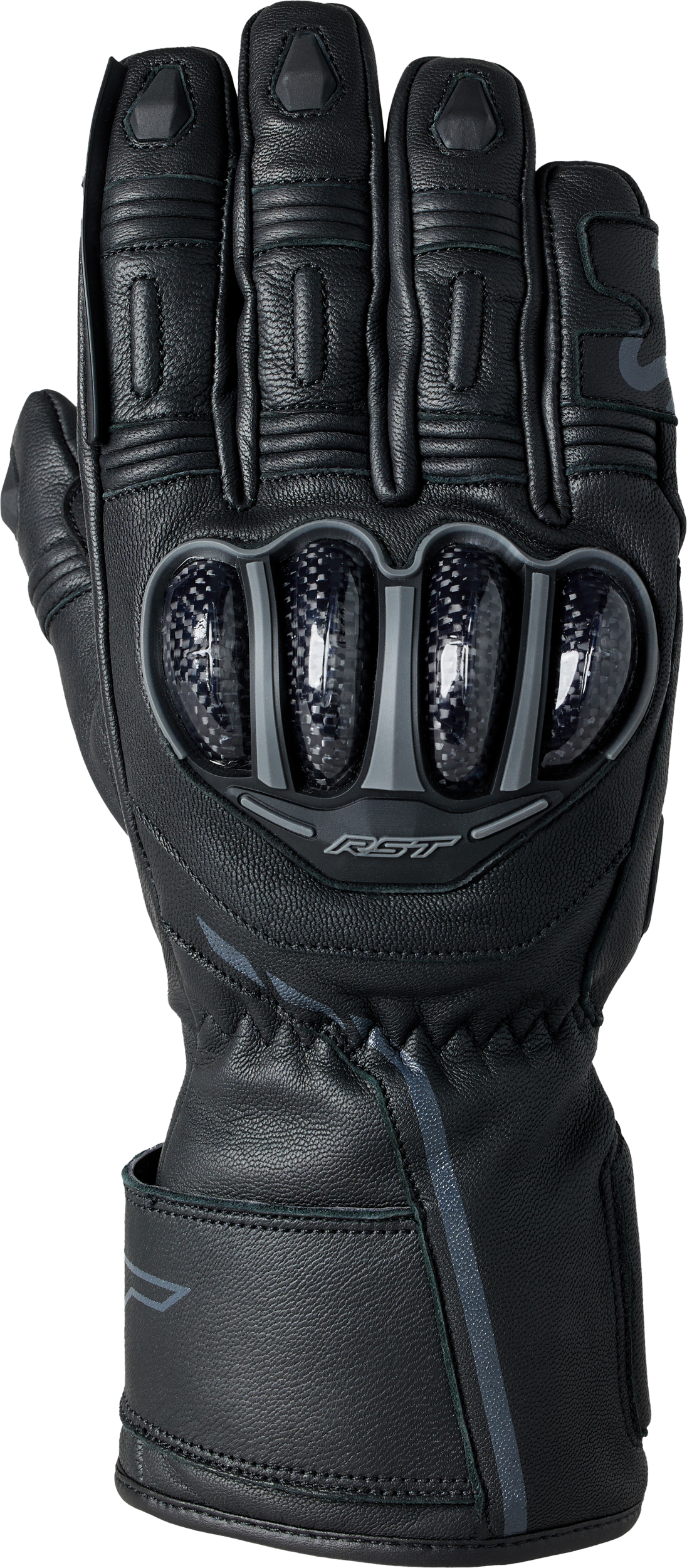 RST Ladies S1 Ce Glove Black/Black Waterproof Md 103424BLK-07