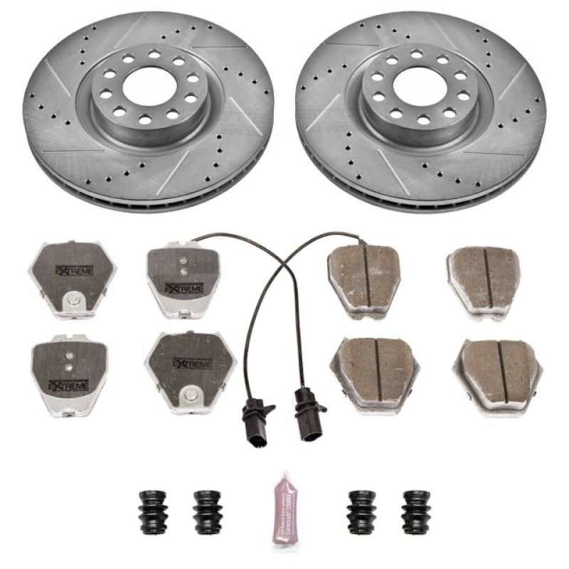 Power Stop 00-04 Audi A6 Quattro Front Z26 Street Warrior Brake Kit